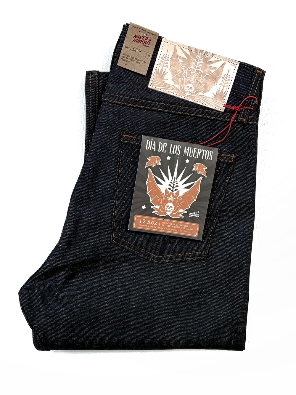 Naked & Famous Denim Dia De Los Muertos Selvedge - True Guy Jeans
